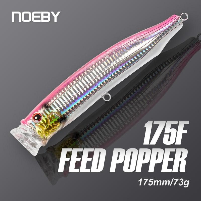 Fishing Lure Buzzbait - Noeby-feed Popper umpan pancing, Topwater Wobbler,
