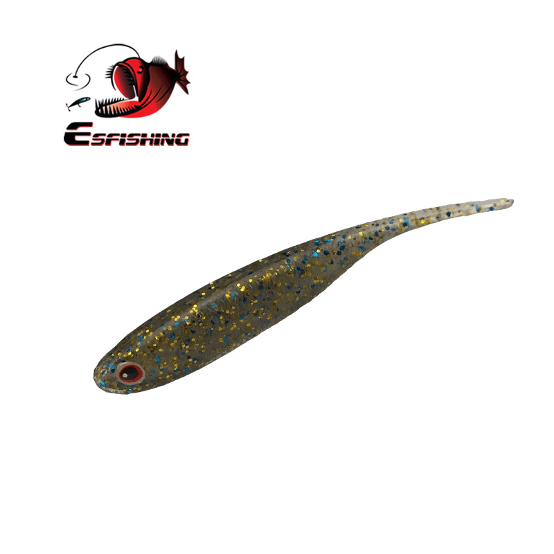 Fishing Lure Soft Plastic - ESFISHING I Glossy Shad 10 Buah