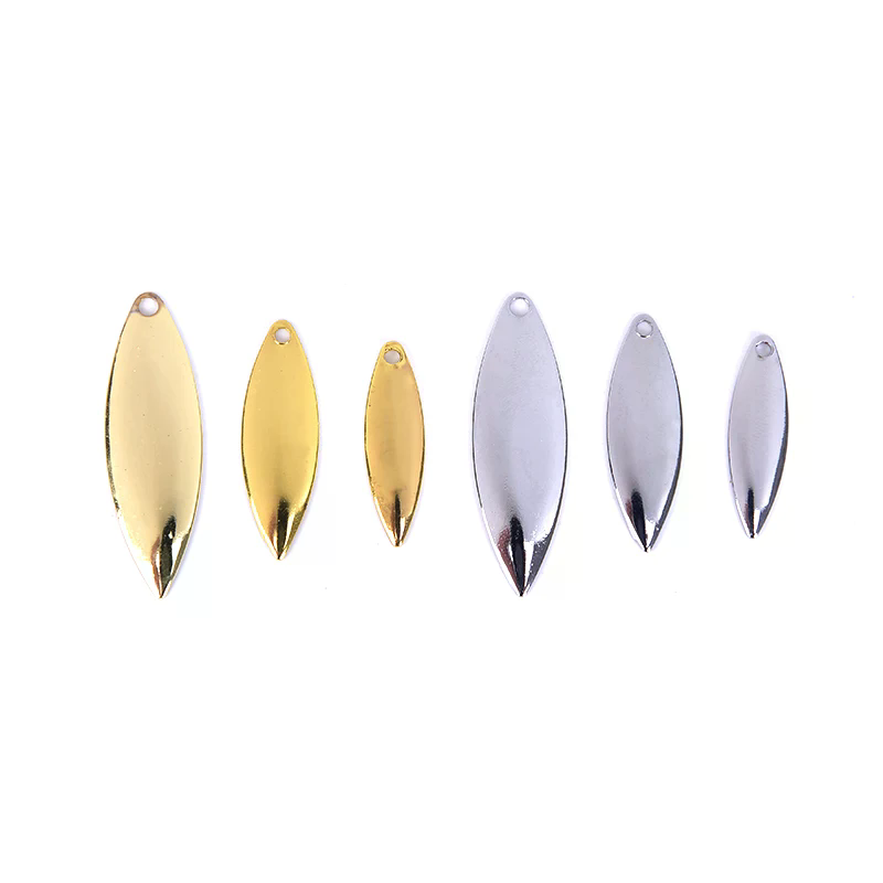 50 buah Pisau Spinner Willow H - Fishing Lure Blade Bait ulasan dan harga