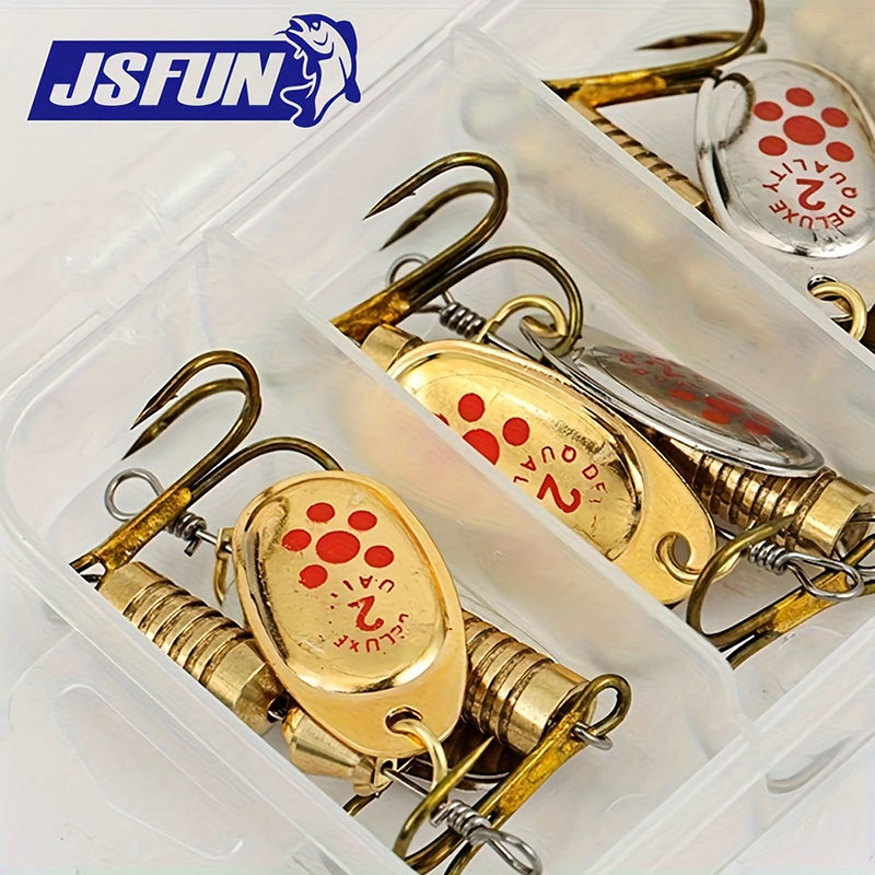 JSFUN 10pcs Set Umpan Spinner  - Fishing Lure Blade Bait ulasan dan harga