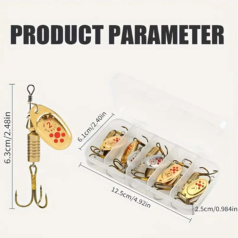 JSFUN 10pcs Set Umpan Spinner  - Fishing Lure Blade Bait ulasan dan harga
