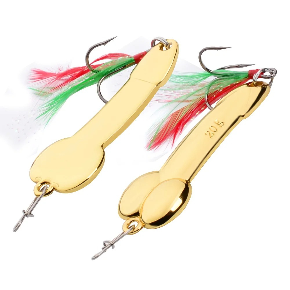 Sendok Logam Bentuk Penis Umpa - Fishing Lure Spoon ulasan dan harga