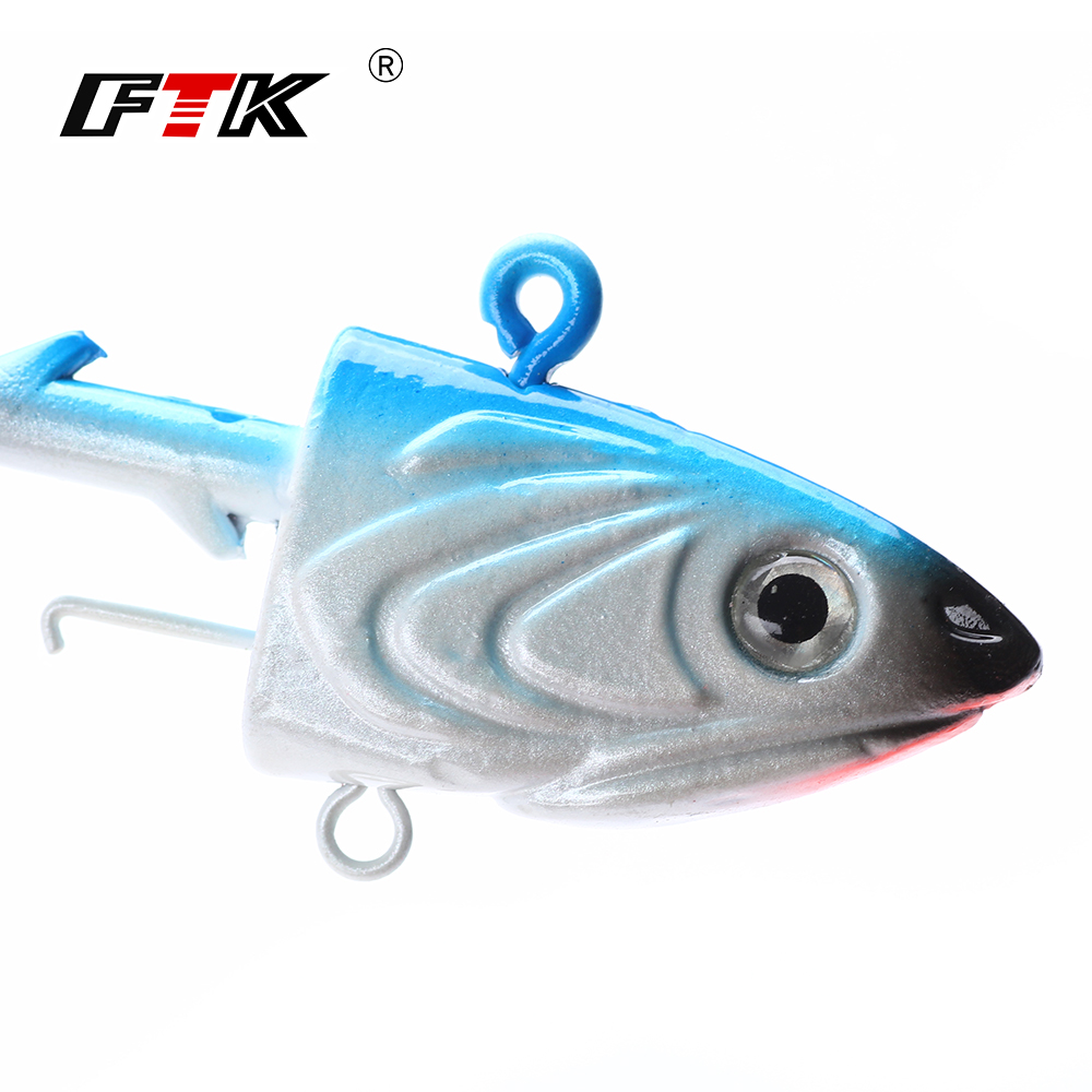 FTK 2 Buah Kail Pancing Kepala - Fishing Lure Soft Plastic ulasan dan harga